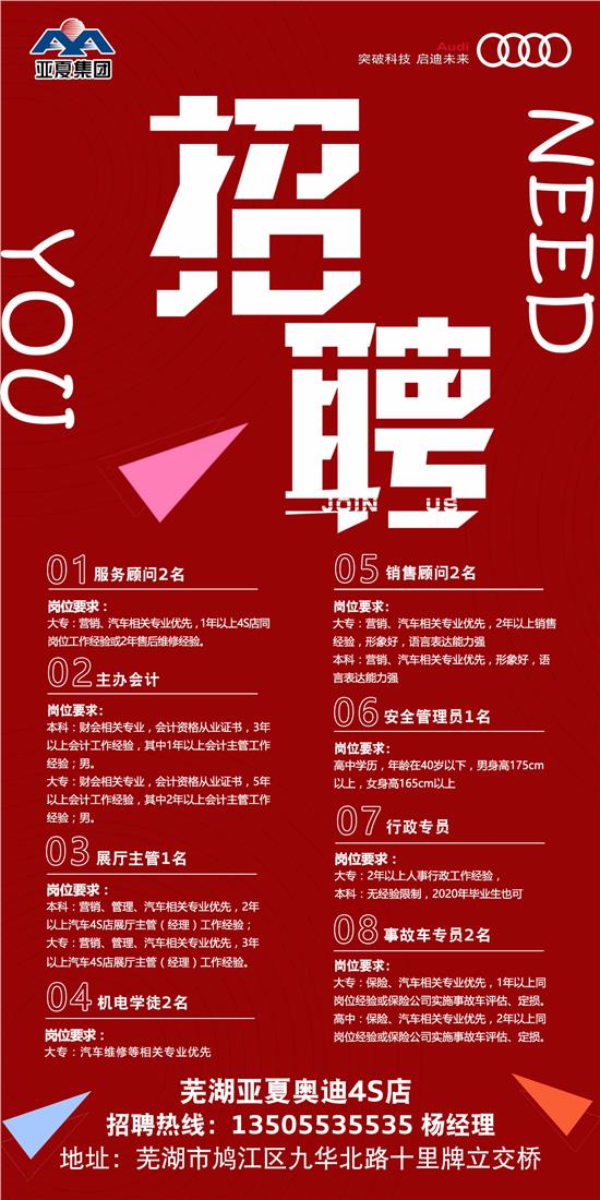 探寻人才共铸绚烂，最新4S店招聘启事