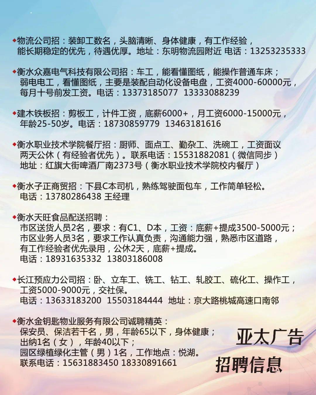 盘锦市市质量手艺监视局最新招聘信息一览