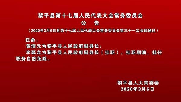 平乐县人民政府办公室人事任命，构建高效政府治理系统的要害行动