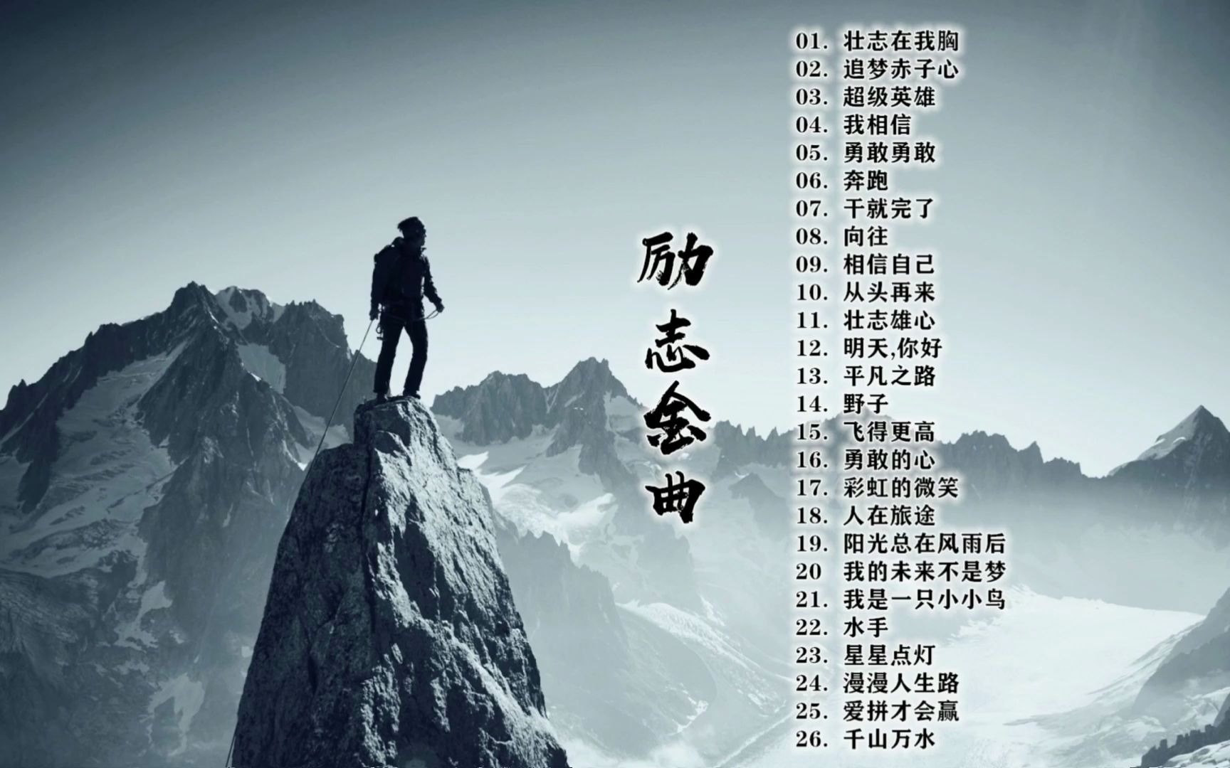 最新励志歌曲点燃激情，照亮人生之路